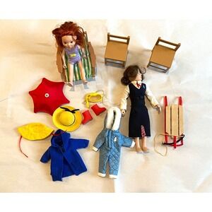 2003 Eden Madeline, Ms Lavelle Dolls, Furniture, Clothes & Accessories Lot Used